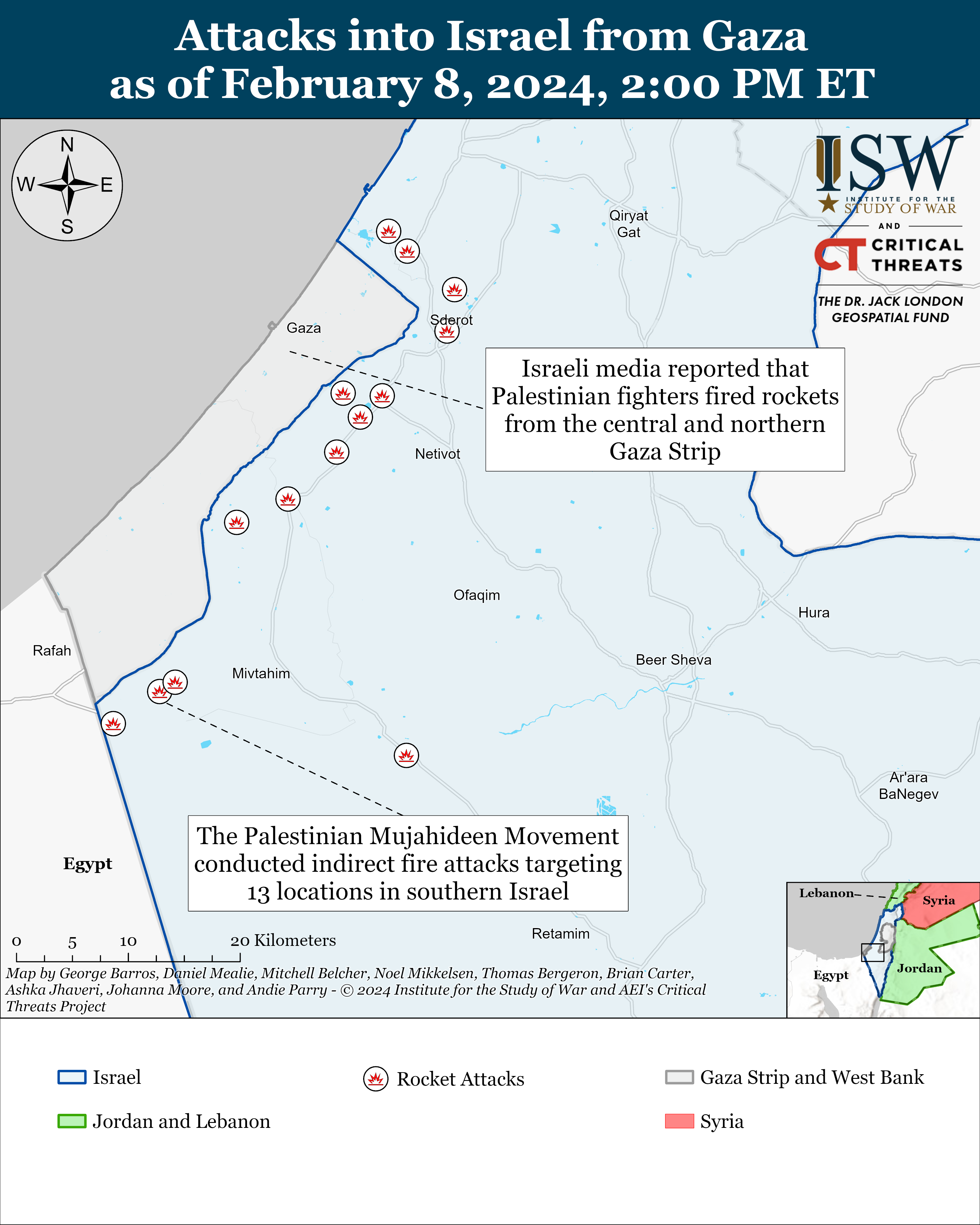 Iran Update February 8 2024 Institute For The Study Of War   Southern Israel Battle Map February 8%2C2024 